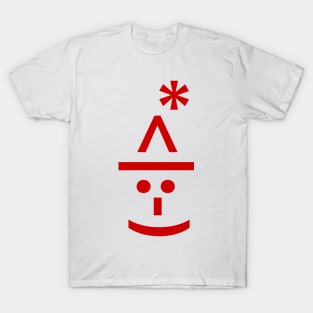 Christmas Elf Emoticon T-Shirt